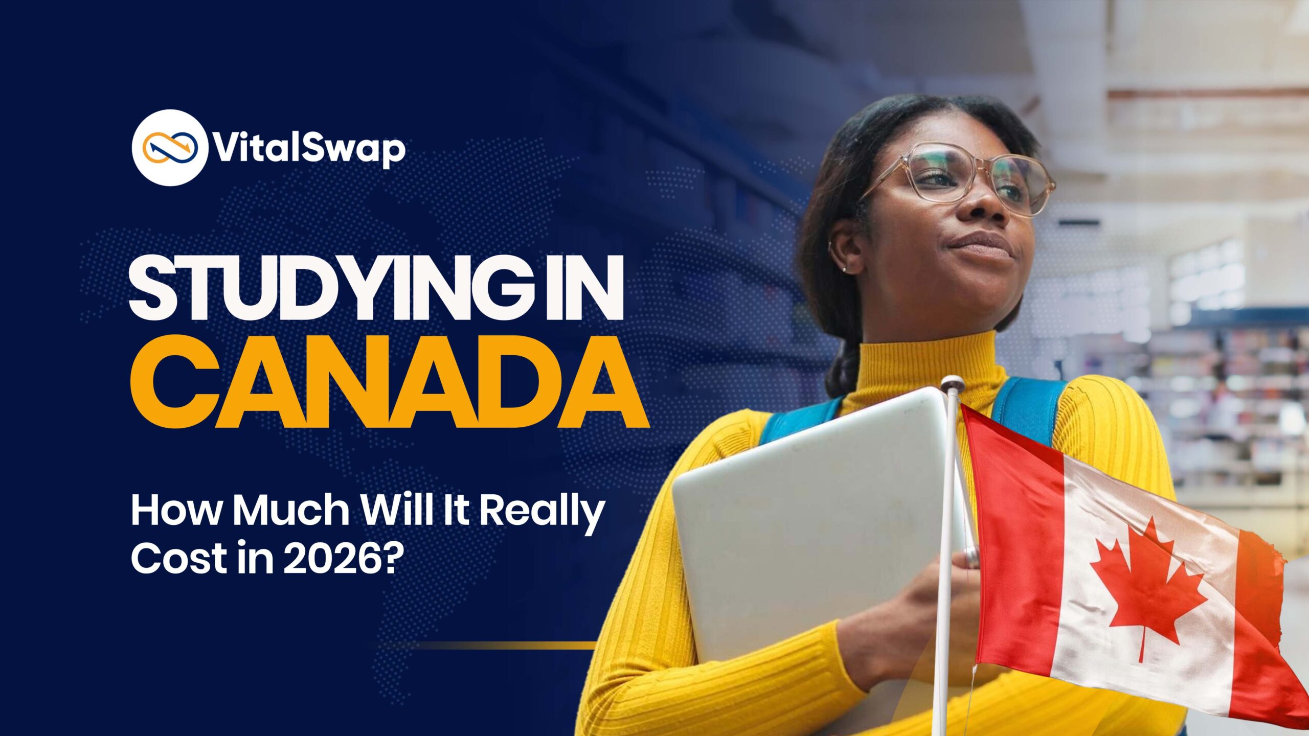 If you are planning to leave for school in Canada, one of the first questions you will probably ask is: how much money do I need? The answer will depend on your program, school, province, lifestyle and whether you are going alone or with family. Tuition is usually the biggest expense, but it is far from the only one. You also need to think about accommodation, food, transportation, health insurance, study permit fees, biometrics, flights and other expenses before you leave Nigeria. So, what is the cost of studying in Canada from Nigeria in 2026? For international students, EduCanada says average university tuition is about CAD 41,746 per year for undergraduate students and CAD 24,028 per year for graduate students. On top of that, students should budget at least about CAD 23,000 per year for living costs. What makes up the cost of studying in Canada from Nigeria? The cost of studying in Canada from Nigeria is made up of several expenses, and the amount can vary significantly from one student to another. The major expenses include: Tuition Accommodation Food Transportation Health-related costs Study permit and biometrics Flights Books and school supplies Personal expenses Currency conversion and international payment costs Let's break them down. 1. Tuition fees in Canada Tuition will probably be your largest expense. According to EduCanada's current 2026 information, international undergraduate university tuition averages approximately CAD 41,746 per year, while international graduate tuition averages approximately CAD 24,028 per year. However, these are averages, not fixed prices. Your actual tuition depends on the institution, program and location. For example, a student studying a business-related program may pay a very different amount from someone studying engineering, medicine or another specialized field. This is why you should check the tuition published by your specific school before calculating the cost of studying in Canada from Nigeria. EduCanada also provides tools for prospective students to explore Canadian programs and their costs. 2. Living expenses Tuition isn't the only major expense. For study permit applications made on or after September 1, 2026, IRCC requires a single student outside Quebec to show CAD 23,448 for one year of living expenses, excluding tuition and transportation. This figure is important when calculating the cost of studying in Canada from Nigeria because it gives you a current benchmark for the amount you need to demonstrate for living expenses. Your actual spending can be higher or lower depending on where you live and your lifestyle. A student sharing accommodation and cooking most meals may spend less than someone renting a private apartment and eating out regularly. What does the living-expense amount cover? Your living budget generally needs to account for things such as: Rent or student accommodation Food and groceries Local transportation Phone and internet Clothing Personal expenses Entertainment Other everyday costs The IRCC amount is a financial-capacity requirement, not a guarantee that CAD 23,448 will cover every student's actual expenses. Housing and other costs can vary considerably across Canada. 3. Accommodation Where you choose to live can have a major effect on the cost of studying in Canada from Nigeria. Students may choose between: University or college residence Shared apartments Private rentals Homestays Rooms in shared houses Living in a major city can be considerably more expensive than living in a smaller city or town. Before accepting admission, look beyond tuition. Search for accommodation in the city where your school is located and estimate what you would realistically spend every month. You should also remember that some landlords may require deposits or other upfront payments. Having enough money available when you arrive can therefore make the first few weeks much easier. 4. Food and transportation Food is another recurring expense that is easy to underestimate. Cooking at home and shopping for groceries can help you control your budget, while eating at restaurants regularly can increase your monthly spending. Transportation depends heavily on your location. Some Canadian cities have extensive public transportation systems, while students in other areas may need to spend more on transportation. When calculating the cost of studying in Canada from Nigeria, don't simply budget for tuition and rent. Add realistic monthly estimates for food, transport and personal expenses. 5. Study permit and biometrics fees The Canadian government currently lists the study permit fee at CAD 150 per person. If you need to provide biometrics, the current individual biometrics fee is CAD 85. That puts these two standard application charges at CAD 235 for an individual applicant who needs biometrics. However, your overall application-related expenses may be higher because you could also have costs for things such as medical examinations, language testing, police certificates or services at a visa application centre, depending on your circumstances. IRCC notes that these third-party costs are separate from the government application fees. 6. Flights from Nigeria to Canada Your flight is another cost you need to include in your budget. Airfares can change substantially depending on: Your departure city in Nigeria Your destination in Canada Travel dates Airline Baggage allowance How early you book Because flight prices change frequently, it is better to check current fares when you have your admission and travel dates rather than putting a fixed amount into your long-term budget. Your first-year cost of studying in Canada from Nigeria should therefore include both your education costs and the cost of actually getting to Canada. 7. Health insurance and other student expenses Healthcare is another expense students should investigate before travelling. Some provinces and institutions have specific arrangements for international students, while others require students to purchase private or institution-provided health insurance. Your school should tell you what coverage is required. You should also budget for: Books Laptop or other study equipment Clothing suitable for the Canadian climate Winter clothing Phone plan Internet Personal items These costs may look small individually, but they can add up quickly during your first year. So, how much money should a Nigerian student prepare? Let's use the current national averages as a starting point. For an international undergraduate university student, EduCanada currently lists average tuition of approximately CAD 41,746 per year. Add the IRCC living-expense requirement of CAD 23,448 for applications made from September 1, 2026, and you already have approximately CAD 65,194 before adding transportation, tuition-specific fees, flights and other costs. For a graduate student, the average tuition figure of CAD 24,028 plus the CAD 23,448 living-expense requirement comes to approximately CAD 47,476, again before transportation and other expenses. These figures are useful for understanding the scale of the cost of studying in Canada from Nigeria, but they should not be treated as a universal price tag. Your actual amount could be significantly different. FAQs What about proof of funds? This is one of the most important parts of planning your move. IRCC says students must prove they have enough money to pay for their tuition, living expenses and transportation without relying on work in Canada. For programs longer than one year, you must also explain how you plan to pay for the full duration of your studies. For a single student applying on or after September 1, 2026, the required living-expense amount outside Quebec is CAD 23,448 for the first year, excluding tuition and transportation. This means your financial planning should go beyond simply asking, "How much is the tuition?" You need to think about the entire first year. How much is the cost of studying in Canada from Nigeria in naira? This is where things become tricky for Nigerian students. The Canadian amounts are generally quoted in Canadian dollars, while your income and savings may be in naira. The naira amount you ultimately need will therefore depend on the exchange rate when you make your payments. For example, if your school charges CAD 30,000, the naira equivalent isn't permanently fixed. A change in the CAD/NGN exchange rate can significantly change how much you need to send from Nigeria. That is why it is useful to calculate your budget in CAD first and then convert it into naira using a current exchange rate. It also helps to separate school fees from everyday international payments. Paying tuition is one thing; paying for software, accommodation deposits, subscriptions, online purchases or other expenses in foreign currency can create another set of challenges. If you need to pay for tuition abroad, you can use VitalSwap to send money at your own preferred rate to easily sort out your tuition costs. You can also check out this customer review from a student who used VitalSwap for their tuition and saved a lot on exchange rates. Can you work while studying in Canada? Many students consider part-time work when planning their finances, but it is important not to build your initial study budget around the assumption that you will immediately earn enough to cover your expenses. IRCC specifically requires proof that you have enough money to support yourself without working in Canada when applying for a study permit. Your first-year financial plan should therefore stand on its own. If you later become eligible to work under the conditions of your study permit, any income you earn can help with eligible living expenses, but it should not replace proper financial preparation before you travel. How Nigerians can reduce the cost of studying in Canada The cost of studying in Canada from Nigeria can be substantial, but there are ways to make your budget more manageable. Choose your school and city carefully Don't look at tuition alone. Compare the total cost of studying in each location, including accommodation, transportation and daily expenses. Look for scholarships EduCanada notes that scholarships, fellowships and grants are available through the Canadian government, provinces and territories, and individual educational institutions. Check your school's scholarship opportunities before assuming you have to fund the entire cost yourself. Consider shared accommodation Housing is one of the expenses that can quickly increase your monthly budget. Sharing accommodation may reduce your rent and utility costs. Cook more often Eating out regularly can make a noticeable difference to your monthly spending. Preparing meals yourself can give you more control over your budget. Plan international payments Students from Nigeria may need to make several payments before and after travelling, including application-related payments, school fees and other international purchases. Using the right payment method can help you understand exactly what you're paying and avoid unnecessary payment problems. VitalSwap's Virtual Dollar Card guide also covers how Nigerians can use a virtual dollar card for international online payments and services. A simple first-year budget for a Nigerian student Instead of asking only about tuition, build your budget around these categories: Expense What to budget for Tuition Depends on your school and program Living expenses At least CAD 23,448 for one student under the September 2026 IRCC requirement outside Quebec Study permit CAD 150 Biometrics CAD 85 if required Flight Depends on route and travel date Accommodation Depends heavily on city and housing type Food Depends on lifestyle Transportation Depends on city Books and supplies Depends on program Health insurance Depends on province/school Personal expenses Depends on lifestyle The table shows why there isn't one universal answer to the cost of studying in Canada from Nigeria. Two Nigerian students can attend schools in the same country and still have very different budgets. Final thoughts Studying in Canada is a major financial commitment, and the smartest way to plan is to look at the complete first-year cost, not just your tuition invoice. For 2026, current Canadian guidance gives international students useful benchmarks: average university tuition is around CAD 41,746 for undergraduate students and CAD 24,028 for graduate students, while IRCC requires a single student applying from September 1, 2026 to demonstrate CAD 23,448 in living expenses outside Quebec, excluding tuition and transportation. Your own cost of studying in Canada from Nigeria will depend on your course, university, city, accommodation and spending habits. Before you make any payment, check your institution's current tuition invoice, review IRCC's latest financial requirements and calculate your budget in Canadian dollars. Then consider the naira equivalent based on the exchange rate available when you need to make the payment. Planning this way gives you a much clearer picture of what it will take to study and settle into life in Canada without being caught off guard by expenses you didn't anticipate.